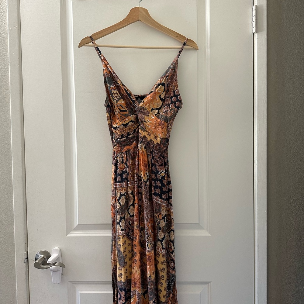 Bohemian Patchwork Maxi Dress